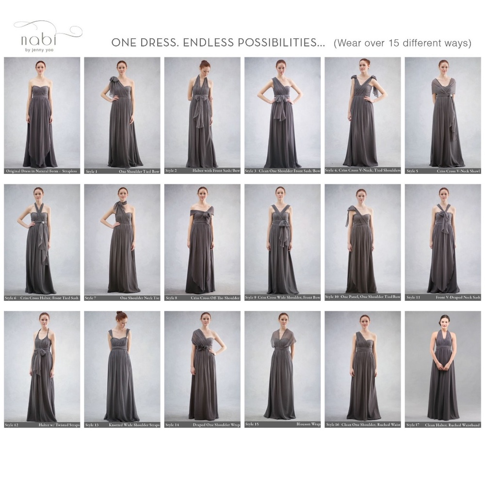 {anthro} JENNY YOO Convertible Annabelle Dress - Picture 2 of 8